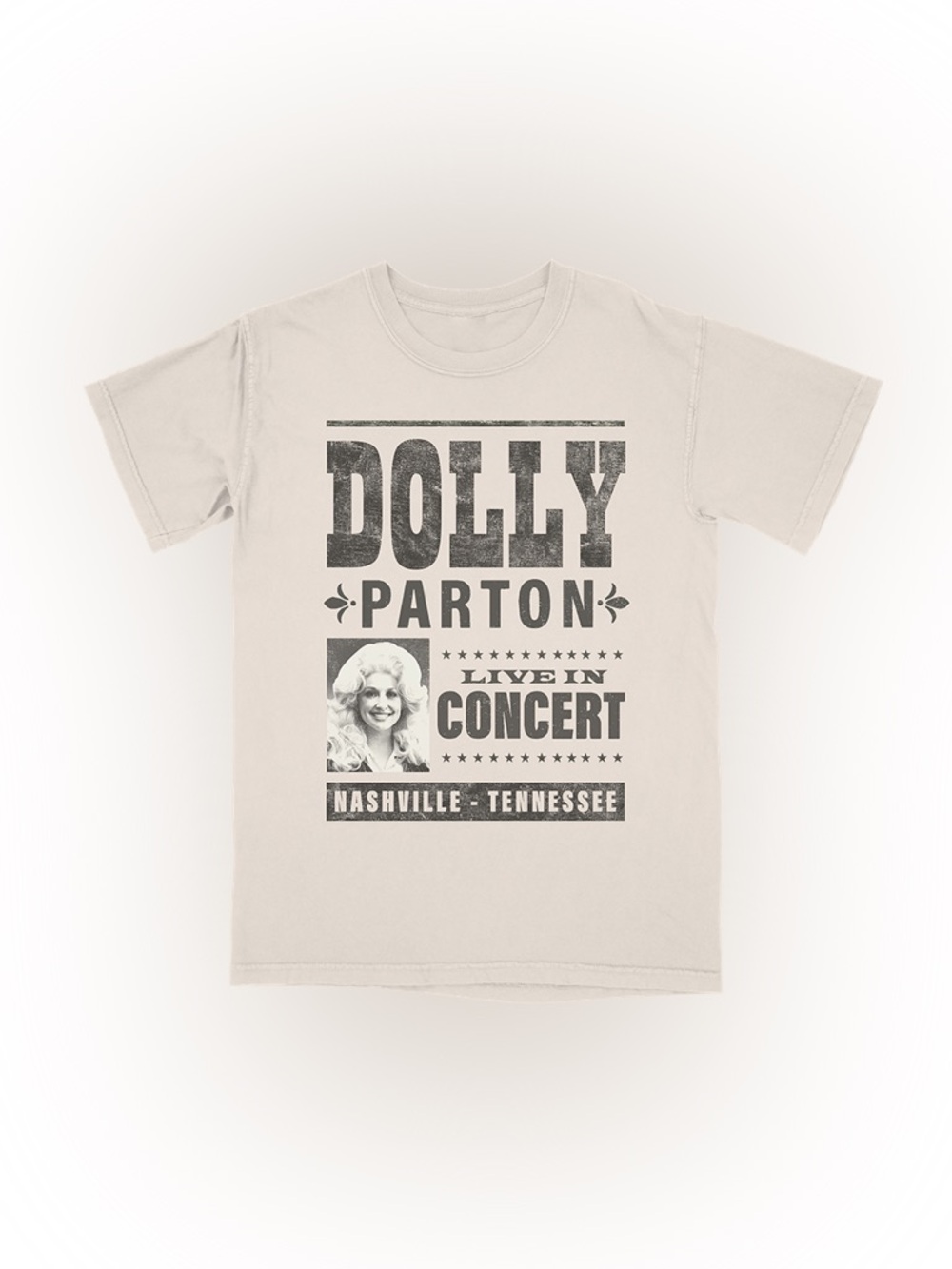 Dolly Parton certified holographic Live in Nashville T-Shirt
